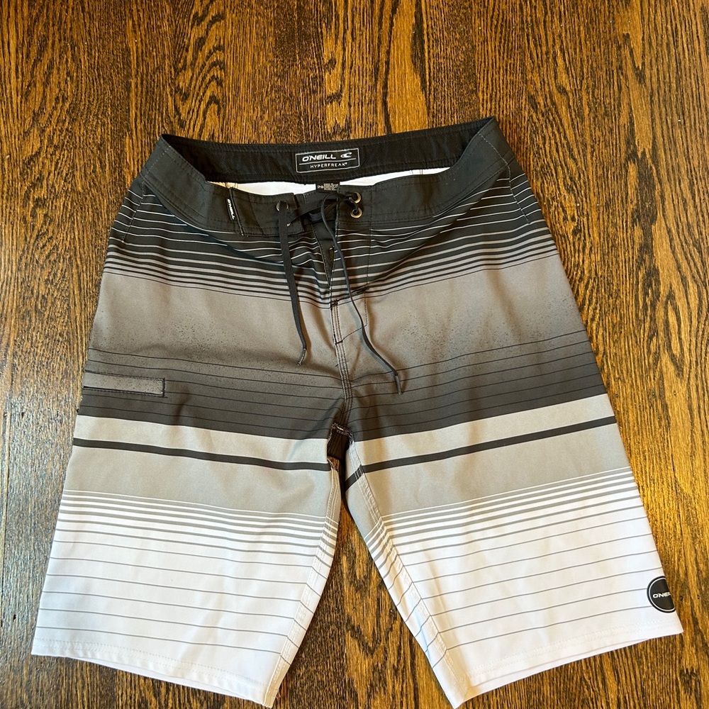 O’Neill Black, Gray & White Bathing Suit